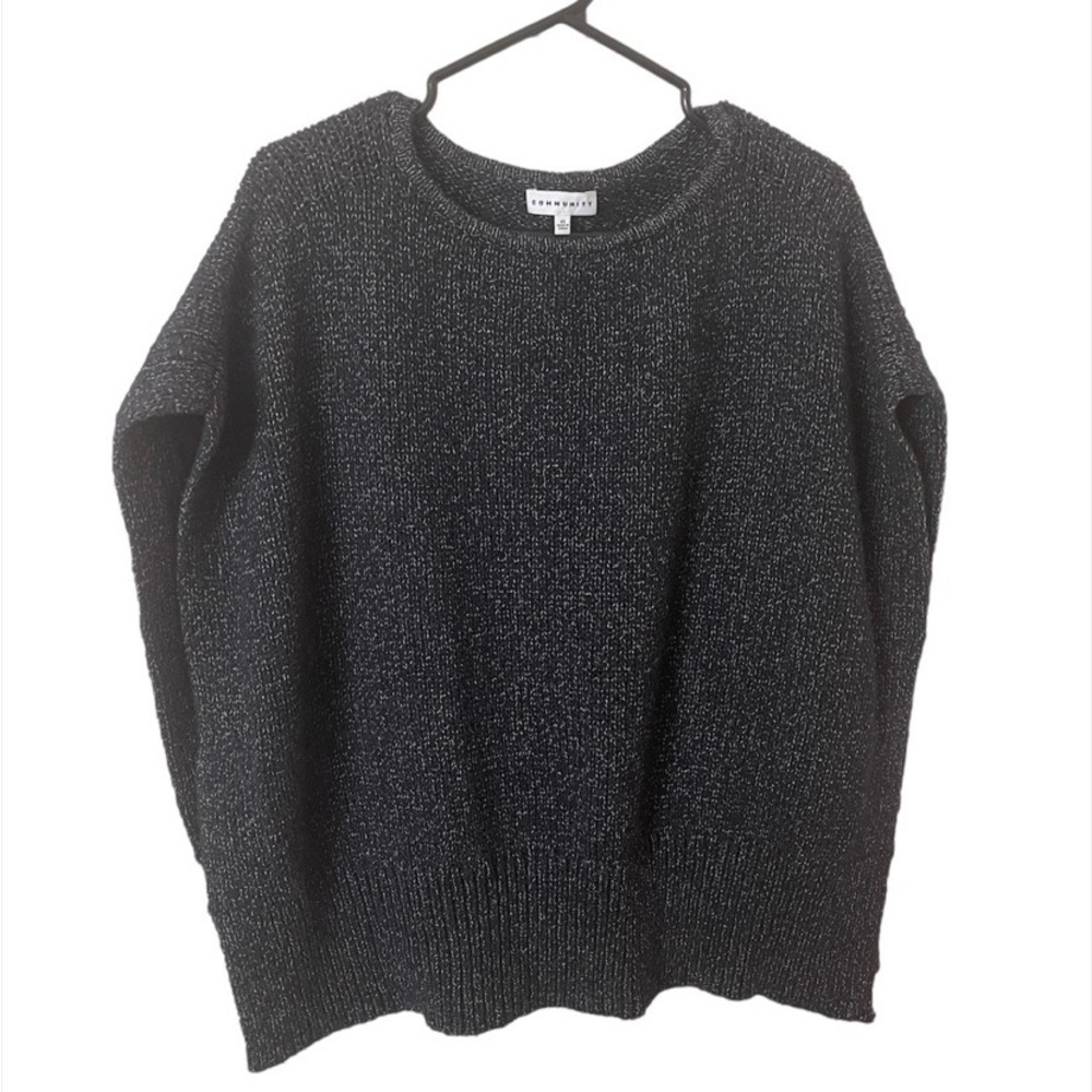 ARITZIA Community Speckled Knit Poncho Cape Size XS